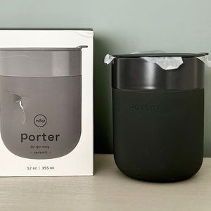 W&P Porter To Go Ceramic Mug Charcoal 13oz NEW!!